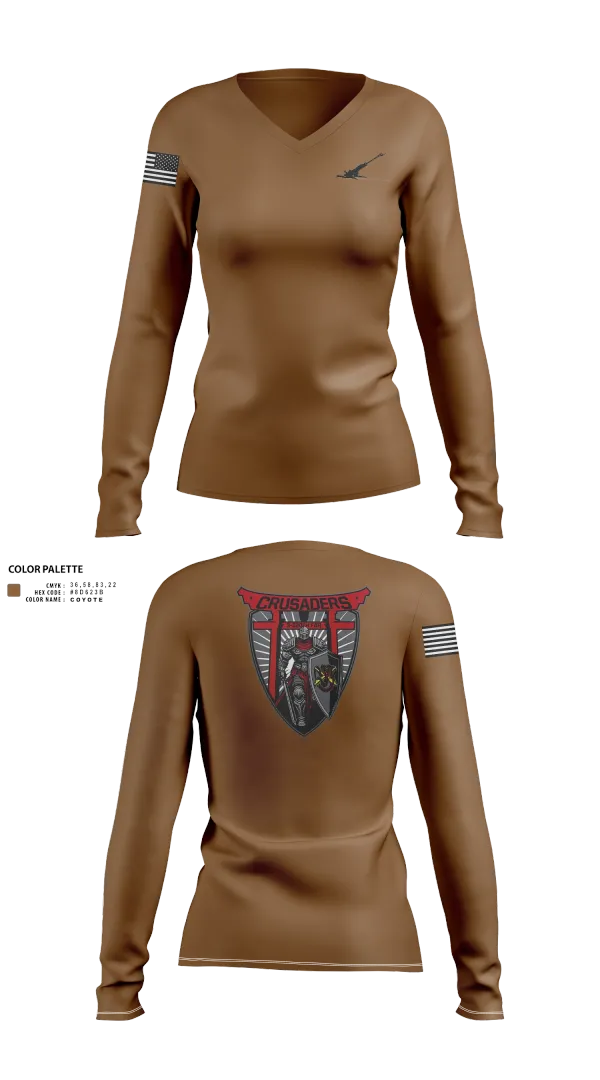 Womens Long Sleeve Vneck Shirt, CH1LD SUPPORT, , Teamtime, Team time, sublimation, custom sports apparel, team uniforms, spirit wear, spiritwear, sports uniforms, custom shirts, team store, custom team store, fundraiser sports, apparel fundraiser