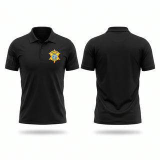 Short Sleeve Performance Polo, Richland County Sheriff’s Department, Police, Teamtime, Team time, sublimation, custom sports apparel, team uniforms, spirit wear, spiritwear, sports uniforms, custom shirts, team store, custom team store, fundraiser sports, apparel fundraiser