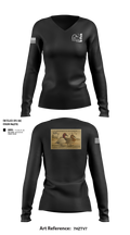 Ducks Unlimited 93579455 Women's Long Sleeve V-neck Shirt - 101