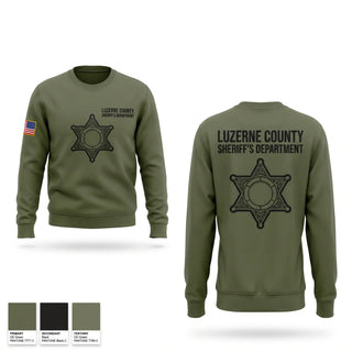Crew Neck Sweatshirt, Luzerne County Sheriff’s Department, Police, Teamtime, Team time, sublimation, custom sports apparel, team uniforms, spirit wear, spiritwear, sports uniforms, custom shirts, team store, custom team store, fundraiser sports, apparel fundraiser
