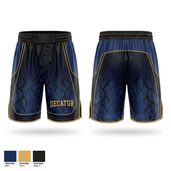 Fight Shorts, Decator, , Teamtime, Team time, sublimation, custom sports apparel, team uniforms, spirit wear, spiritwear, sports uniforms, custom shirts, team store, custom team store, fundraiser sports, apparel fundraiser