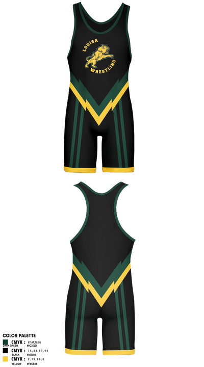 Louisa Wrestling 92315724 Wrestling Singlet - 1
