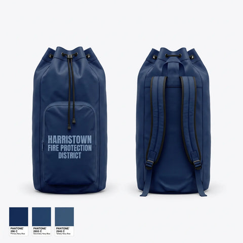 Gear Bag, Harristown Fire Protection District, Fire Department, Teamtime, Team time, sublimation, custom sports apparel, team uniforms, spirit wear, spiritwear, sports uniforms, custom shirts, team store, custom team store, fundraiser sports, apparel fundraiser