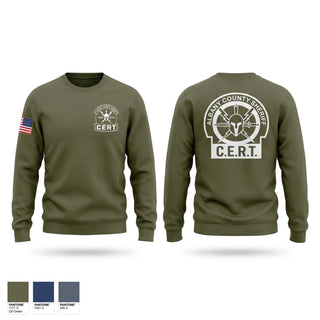 Crew Neck Sweatshirt, Albany County Sheriff’s CERT, Police, Teamtime, Team time, sublimation, custom sports apparel, team uniforms, spirit wear, spiritwear, sports uniforms, custom shirts, team store, custom team store, fundraiser sports, apparel fundraiser