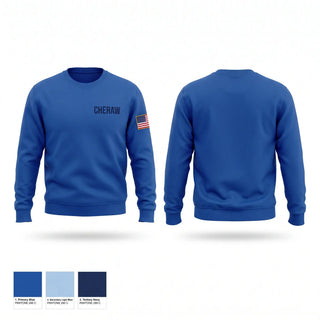 Crew Neck Sweatshirt, Cheraw, Police, Teamtime, Team time, sublimation, custom sports apparel, team uniforms, spirit wear, spiritwear, sports uniforms, custom shirts, team store, custom team store, fundraiser sports, apparel fundraiser