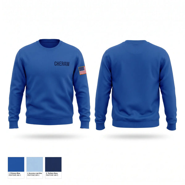 Crew Neck Sweatshirt, Cheraw, Police, Teamtime, Team time, sublimation, custom sports apparel, team uniforms, spirit wear, spiritwear, sports uniforms, custom shirts, team store, custom team store, fundraiser sports, apparel fundraiser