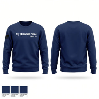 Crew Neck Sweatshirt, City of Gladwin Police, Police, Teamtime, Team time, sublimation, custom sports apparel, team uniforms, spirit wear, spiritwear, sports uniforms, custom shirts, team store, custom team store, fundraiser sports, apparel fundraiser
