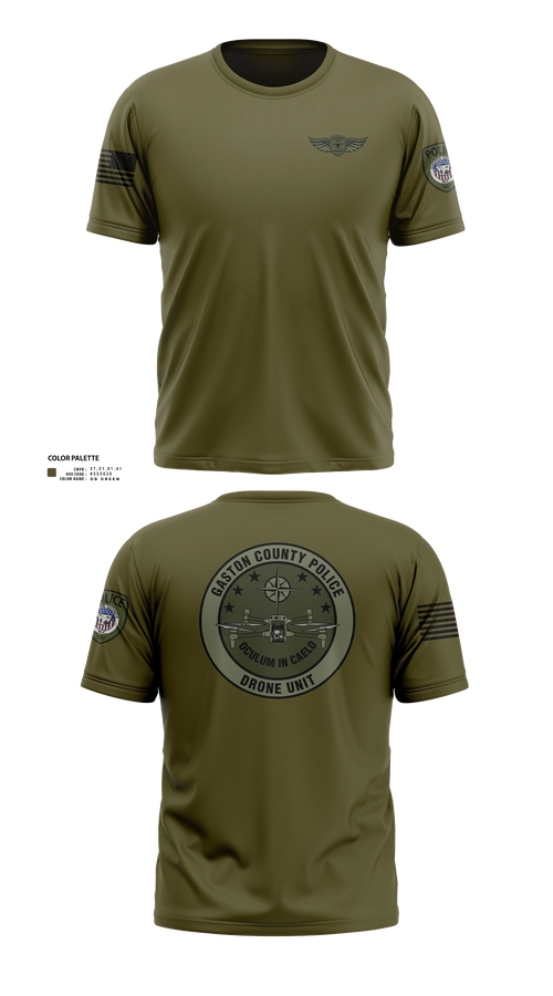 Old School Cotton Feel Shirt, Drone Unit, Police, Teamtime, Team time, sublimation, custom sports apparel, team uniforms, spirit wear, spiritwear, sports uniforms, custom shirts, team store, custom team store, fundraiser sports, apparel fundraiser