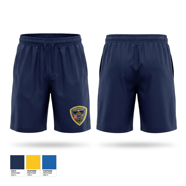 Athletic Shorts With Pockets, GENTRYVILLE POLICE DEPARTMENT, Police, Teamtime, Team time, sublimation, custom sports apparel, team uniforms, spirit wear, spiritwear, sports uniforms, custom shirts, team store, custom team store, fundraiser sports, apparel fundraiser