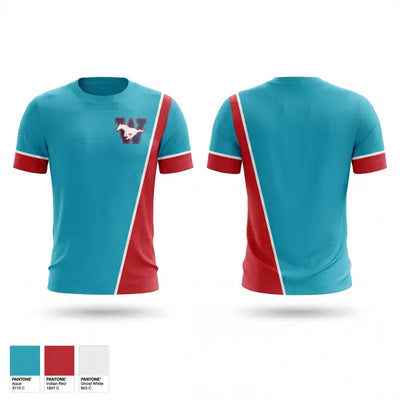 Tulare Mustangs 90109227 Short Sleeve Performance Shirt - 1