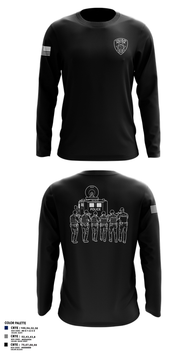 Team 3 37377500 Long Sleeve Performance Shirt 3
