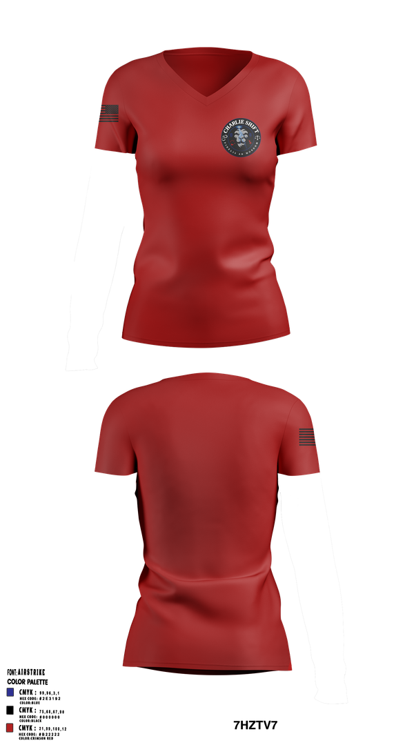 Womens Short Sleeve Vneck Shirt, Charlie Shift, , Teamtime, Team time, sublimation, custom sports apparel, team uniforms, spirit wear, spiritwear, sports uniforms, custom shirts, team store, custom team store, fundraiser sports, apparel fundraiser