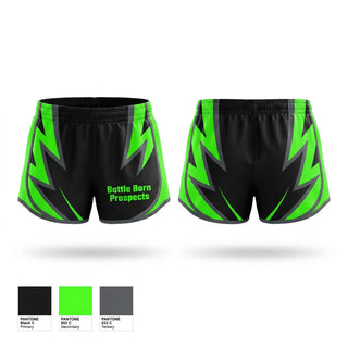 Womens Shorts, Battle Born Prospects, Baseball, Teamtime, Team time, sublimation, custom sports apparel, team uniforms, spirit wear, spiritwear, sports uniforms, custom shirts, team store, custom team store, fundraiser sports, apparel fundraiser