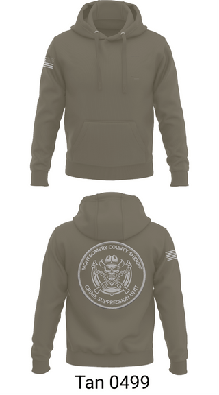 Hoodie, Montgomery county sheriff’s office, Police, Teamtime, Team time, sublimation, custom sports apparel, team uniforms, spirit wear, spiritwear, sports uniforms, custom shirts, team store, custom team store, fundraiser sports, apparel fundraiser