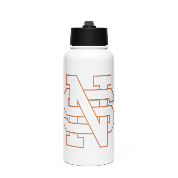 Spartans 84124890 Stainless Steel Water Bottle with a Straw Lid