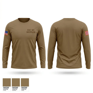 Long Sleeve Performance Shirt, CSFE DET SHEPPARD, Navy, Teamtime, Team time, sublimation, custom sports apparel, team uniforms, spirit wear, spiritwear, sports uniforms, custom shirts, team store, custom team store, fundraiser sports, apparel fundraiser