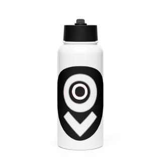 CLR-1 2617717 Stainless Steel Water Bottle with a Straw Lid