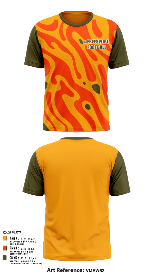 Short Sleeve Performance Shirt, #FreeSwipe, Football, Teamtime, Team time, sublimation, custom sports apparel, team uniforms, spirit wear, spiritwear, sports uniforms, custom shirts, team store, custom team store, fundraiser sports, apparel fundraiser