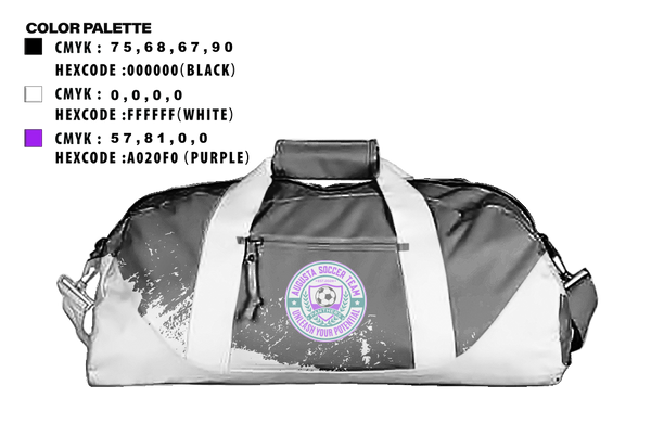 Duffle Bag, Augusta Soccer Team, Men's Soccer, Teamtime, Team time, sublimation, custom sports apparel, team uniforms, spirit wear, spiritwear, sports uniforms, custom shirts, team store, custom team store, fundraiser sports, apparel fundraiser