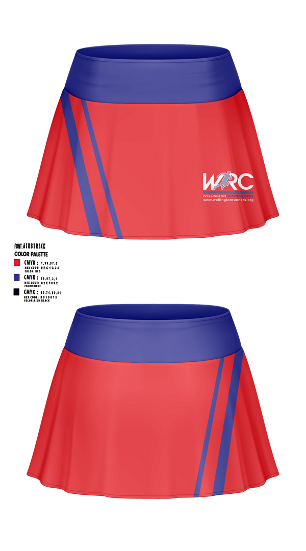 Skort, Wellington Runners Club, Spirit Store, Teamtime, Team time, sublimation, custom sports apparel, team uniforms, spirit wear, spiritwear, sports uniforms, custom shirts, team store, custom team store, fundraiser sports, apparel fundraiser