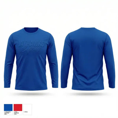 Jayhawks 7015755 Long Sleeve Performance Shirt 2