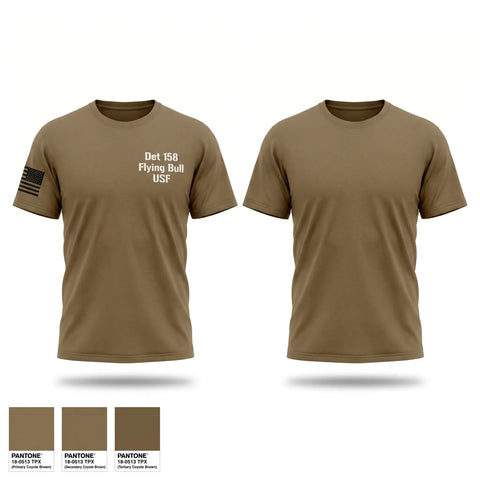 Old School Cotton Feel Shirt, Det 158 Flying Bull USF, Air Force, Teamtime, Team time, sublimation, custom sports apparel, team uniforms, spirit wear, spiritwear, sports uniforms, custom shirts, team store, custom team store, fundraiser sports, apparel fundraiser