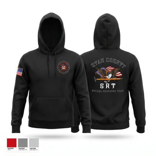 Hoodie, Utah County SRT, Fire Department, Teamtime, Team time, sublimation, custom sports apparel, team uniforms, spirit wear, spiritwear, sports uniforms, custom shirts, team store, custom team store, fundraiser sports, apparel fundraiser
