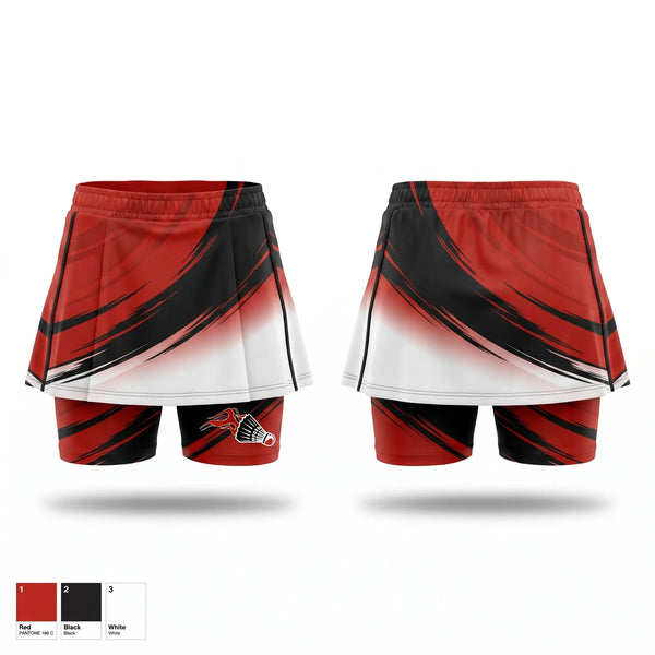 Skort, Montgomery Badminton, Tennis, Teamtime, Team time, sublimation, custom sports apparel, team uniforms, spirit wear, spiritwear, sports uniforms, custom shirts, team store, custom team store, fundraiser sports, apparel fundraiser