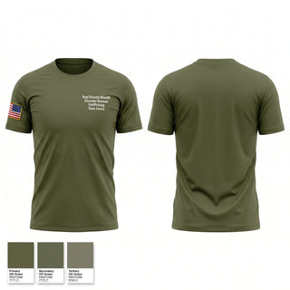 Short Sleeve Performance Shirt, Ray County Sheriff Counter Human Trafficking Task Force, Police, Teamtime, Team time, sublimation, custom sports apparel, team uniforms, spirit wear, spiritwear, sports uniforms, custom shirts, team store, custom team store, fundraiser sports, apparel fundraiser
