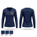 Elverado Fire Protection District 59055255 Women's Long Sleeve V-neck Shirt - 1
