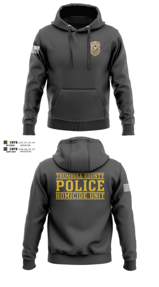 Hoodie, Trumbull County Homicide Investigation and Prosecution Unit, , Teamtime, Team time, sublimation, custom sports apparel, team uniforms, spirit wear, spiritwear, sports uniforms, custom shirts, team store, custom team store, fundraiser sports, apparel fundraiser