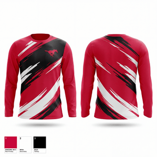 Long Sleeve Performance Shirt, Center Street School Baseball, Baseball, Teamtime, Team time, sublimation, custom sports apparel, team uniforms, spirit wear, spiritwear, sports uniforms, custom shirts, team store, custom team store, fundraiser sports, apparel fundraiser