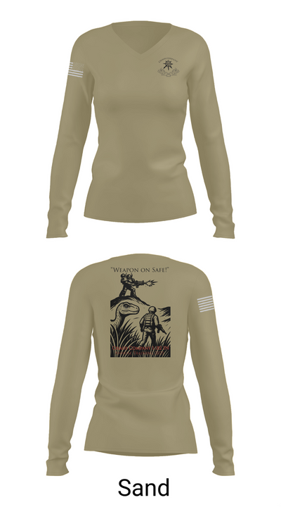 C co. 1-182 IN 88794201 Women's Long Sleeve V-neck Shirt - 92