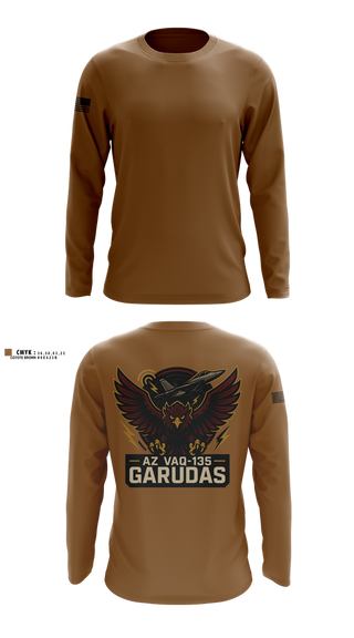 Long Sleeve Performance Shirt, VAQ-134, , Teamtime, Team time, sublimation, custom sports apparel, team uniforms, spirit wear, spiritwear, sports uniforms, custom shirts, team store, custom team store, fundraiser sports, apparel fundraiser