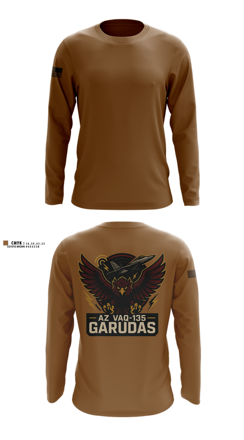 Long Sleeve Performance Shirt, VAQ-134, , Teamtime, Team time, sublimation, custom sports apparel, team uniforms, spirit wear, spiritwear, sports uniforms, custom shirts, team store, custom team store, fundraiser sports, apparel fundraiser