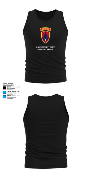 Tank Top, 6/54th Security Force Assistance Brigade, , Teamtime, Team time, sublimation, custom sports apparel, team uniforms, spirit wear, spiritwear, sports uniforms, custom shirts, team store, custom team store, fundraiser sports, apparel fundraiser