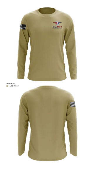 Long Sleeve Performance Shirt, EAGLEMED, , Teamtime, Team time, sublimation, custom sports apparel, team uniforms, spirit wear, spiritwear, sports uniforms, custom shirts, team store, custom team store, fundraiser sports, apparel fundraiser