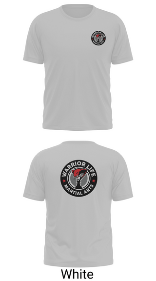 Old School Cotton Feel Shirt, Warrior Life Martial Arts, Wrestling, Teamtime, Team time, sublimation, custom sports apparel, team uniforms, spirit wear, spiritwear, sports uniforms, custom shirts, team store, custom team store, fundraiser sports, apparel fundraiser