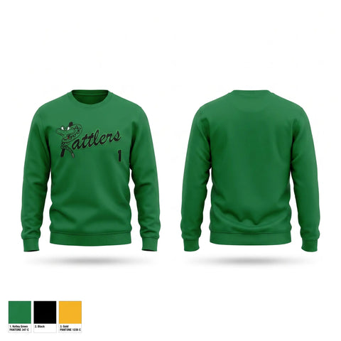 Crew Neck Sweatshirt, Rattlers, Softball, Teamtime, Team time, sublimation, custom sports apparel, team uniforms, spirit wear, spiritwear, sports uniforms, custom shirts, team store, custom team store, fundraiser sports, apparel fundraiser