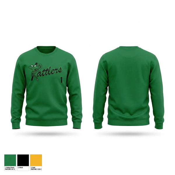 Crew Neck Sweatshirt, Rattlers, Softball, Teamtime, Team time, sublimation, custom sports apparel, team uniforms, spirit wear, spiritwear, sports uniforms, custom shirts, team store, custom team store, fundraiser sports, apparel fundraiser