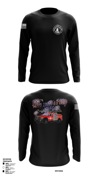 Long Sleeve Performance Shirt, Lander rural fire, Fire Department, Teamtime, Team time, sublimation, custom sports apparel, team uniforms, spirit wear, spiritwear, sports uniforms, custom shirts, team store, custom team store, fundraiser sports, apparel fundraiser