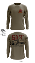 513th Transportation Company 84942366 Long Sleeve Performance Shirt - 103