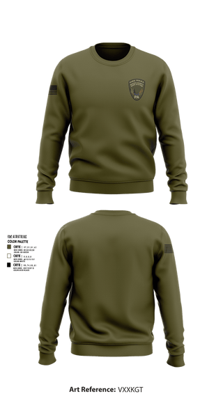Crew Neck Sweatshirt, Bucks County Park Police, Police, Teamtime, Team time, sublimation, custom sports apparel, team uniforms, spirit wear, spiritwear, sports uniforms, custom shirts, team store, custom team store, fundraiser sports, apparel fundraiser