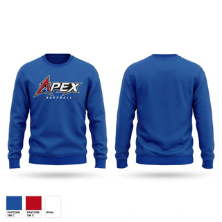 Crew Neck Sweatshirt, Apex baseball, Baseball, Teamtime, Team time, sublimation, custom sports apparel, team uniforms, spirit wear, spiritwear, sports uniforms, custom shirts, team store, custom team store, fundraiser sports, apparel fundraiser