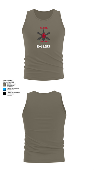 Tank Top, 5-4 ADAR, Army, Teamtime, Team time, sublimation, custom sports apparel, team uniforms, spirit wear, spiritwear, sports uniforms, custom shirts, team store, custom team store, fundraiser sports, apparel fundraiser