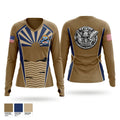 Tucson Women's Long Sleeve V-neck Shirt - 1