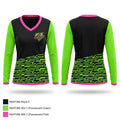 F-5 Totnadoes Women's Long Sleeve V-neck Shirt - 1