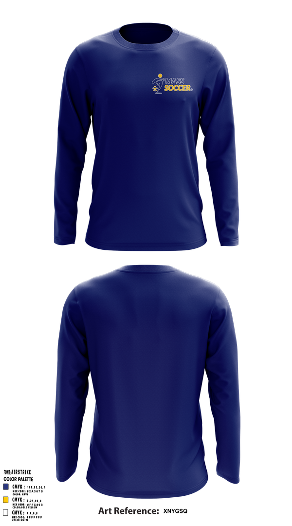 Long Sleeve Performance Shirt, Mass Soccer, Men's Soccer, Teamtime, Team time, sublimation, custom sports apparel, team uniforms, spirit wear, spiritwear, sports uniforms, custom shirts, team store, custom team store, fundraiser sports, apparel fundraiser