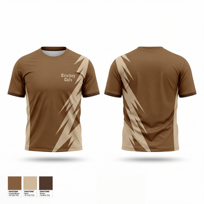 Cowboy Cafe 78905269 Short Sleeve Performance Shirt - 1