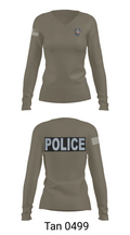 Winslow Police Department 48809501 Women's Long Sleeve V-neck Shirt - 11